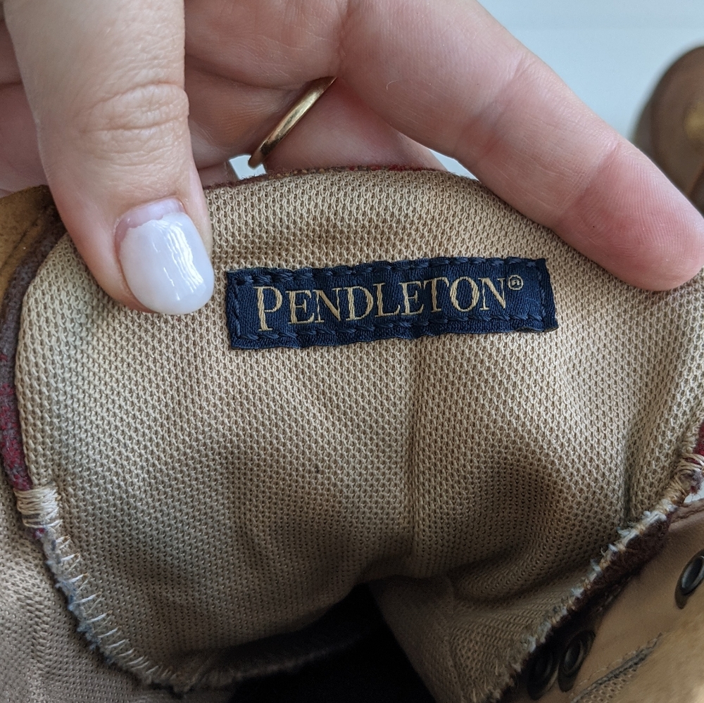 Rustic Country Wedges - Pendleton X Timberland Amston Hiker Wedges - Picture 7 of 14